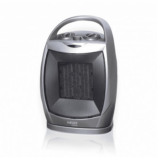 EAN 5608475016196 - Haeger FH-15C.012A calefactor eléctrico Interior Plata 1500 W Ventilador eléctrico imagen 1