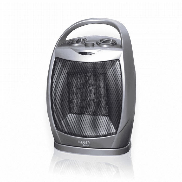EAN 5608475016196 - Haeger FH-15C.012A calefactor eléctrico Interior Plata 1500 W Ventilador eléctrico imagen 1