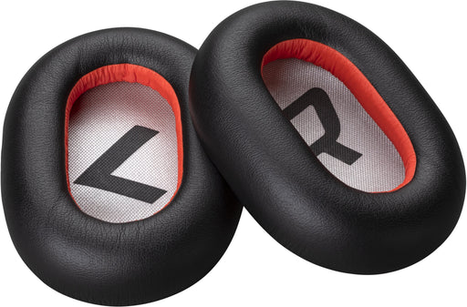 EAN 0197497572179 - HP Poly Voyager 8200 Black Leatherette Ear Cushions (2 Pieces) Juego de fundas protectoras desechables imagen 1