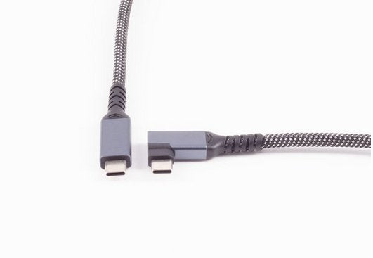 Shiverpeaks Usb-C Ladecable 3.2 90° 100w Pd Textil 2m