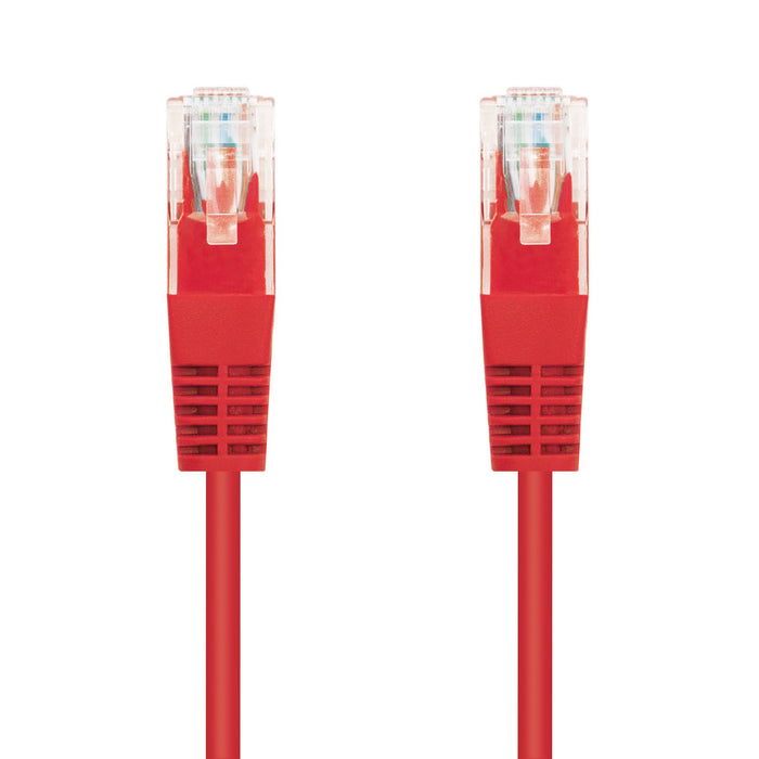 EAN 8433281003552 - Nanocable 10.20.0402-R cable de red Rojo 2 m Cat6e U/UTP (UTP) imagen 2