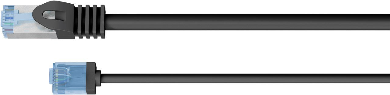 EAN 4040849742309 - Goobay 74230 cable de red Negro 0,15 m Cat6a U/UTP (UTP) imagen 2