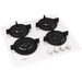 EAN 8003437605567 - Whirlpool AKT 625/WH Negro, Blanco Integrado 60 cm Encimera de gas 4 zona(s) imagen 4