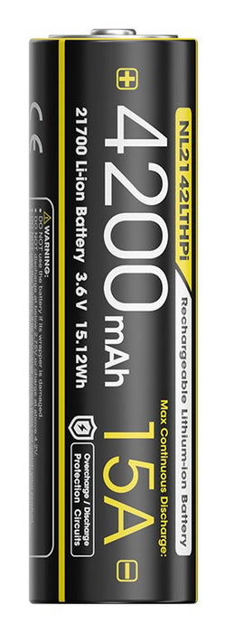 EAN 6952506494620 - Nitecore NL2142LTHPI batería recargable industrial Ión de litio 4200 mAh 3,6 V imagen 1