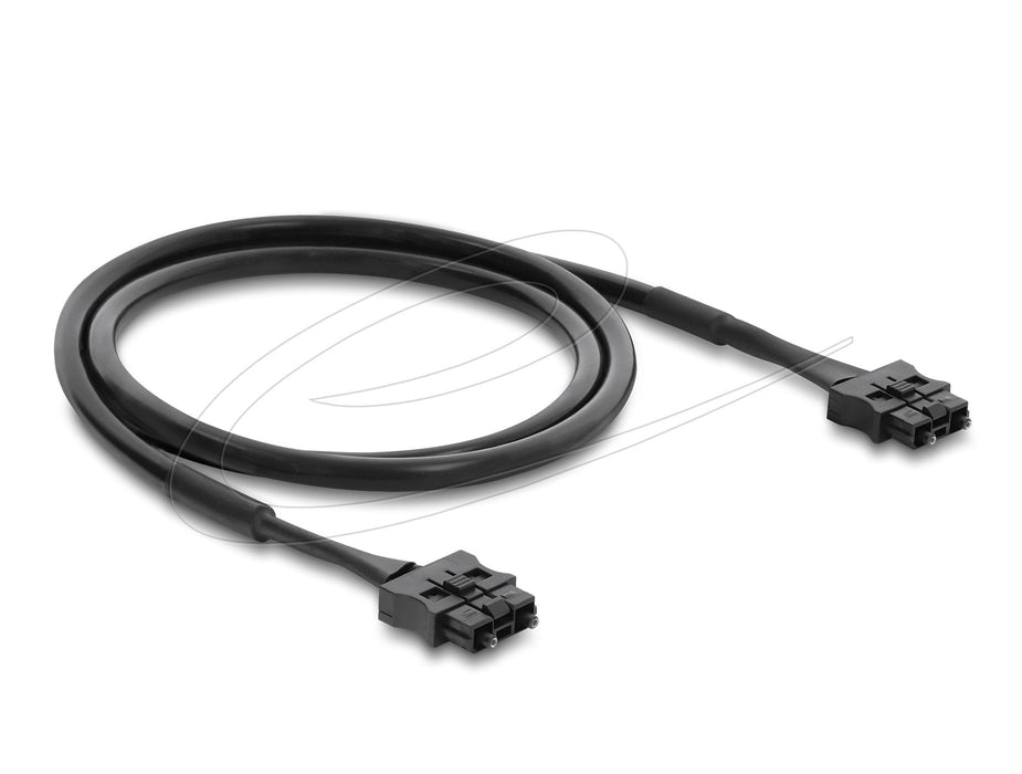 Delock Lwl Pof Kunststoff Servo Anschlusscable Stecker Zu Stecker Durchmesser 6,0 Mm 1 M Schwarz