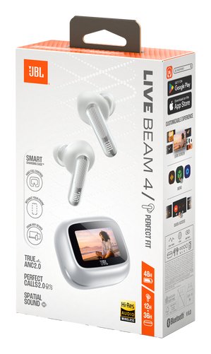 Jbl Live Beam 4, Kabellose Noise-Cancelling-Ohrhörer, Plateado