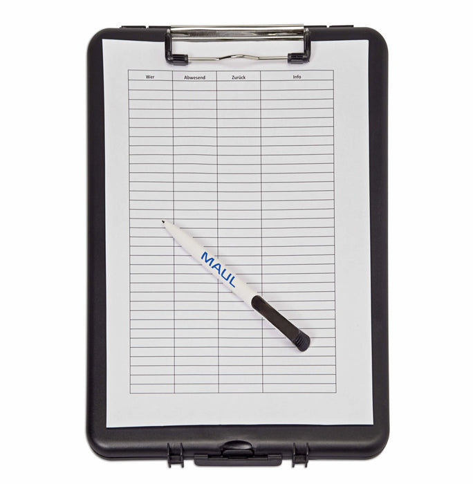 Jakob Maul Gmbh 2349090 Klemmbrett Negro A4 Plástico