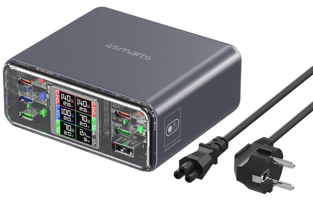 Stacja Ladujaca Deck Charger Lucid Gan 360w 5xusb-C + 1xusb-A