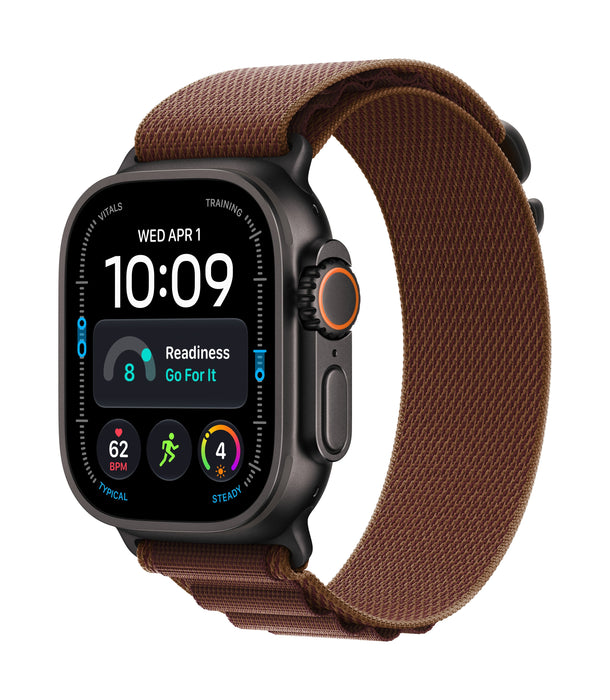 Apple Watch Ultra 4 (Titan Natural, 49 Mm, Alpine Loop Burgunder L, Cellular) Mjc24qf/A