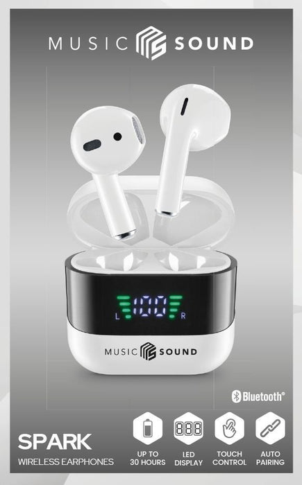EAN 8018080488627 - Music Sound 8018080488627 Auriculares True Wireless Stereo (TWS) Dentro de oído Llamadas/Música Bluetooth imagen 2