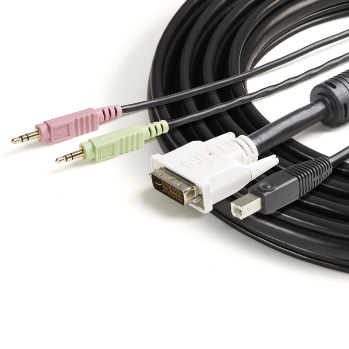 EAN 0065030816052 - StarTech.com USBDVI4N1A6 cable para video, teclado y ratón (kvm) Negro imagen 4
