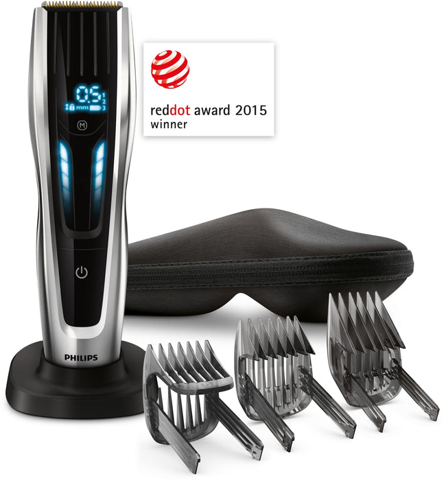 EAN 8710103724759 - Philips HAIRCLIPPER Series 9000 HC9450/20 cortadora de pelo y maquinilla Negro, Plata 400 Ión de litio imagen 1
