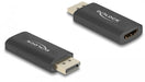 EAN 4043619610556 - DeLOCK 61055 cambiador de género para cable Negro imagen 1