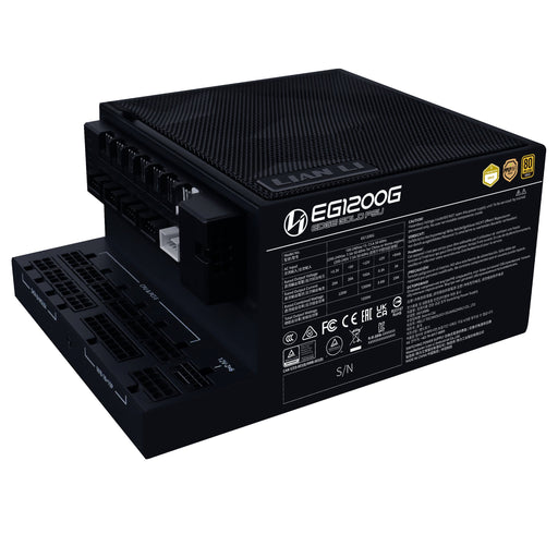 EAN 4718466017024 - Lian Li EG1200G unidad de fuente de alimentación 1200 W 24-pin ATX SFX Negro imagen 1