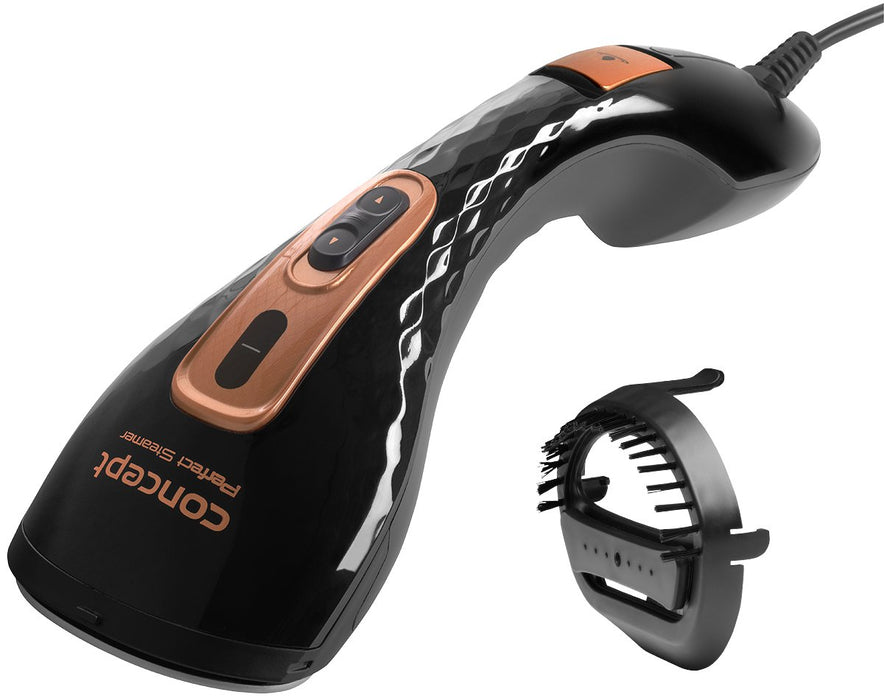 EAN 8595631012055 - Concept NO8000 vaporizador para ropa Vaporizador manual de prendas 0,15 L 1300 W Negro, Cobre imagen 1