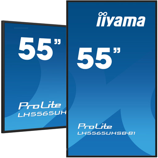 EAN 4948570123575 - iiyama LH5565UHSB-B1 pantalla de señalización Diseño de quiosco 138,7 cm (54.6") LED Wifi 800 cd / m² 4K  imagen 1
