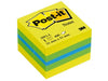 EAN 4001895853814 - 3M Post-it 2051L nota autoadhesiva Plaza Azul, Verde, Turquesa, Amarillo 400 hojas Autoadhesivo imagen 2