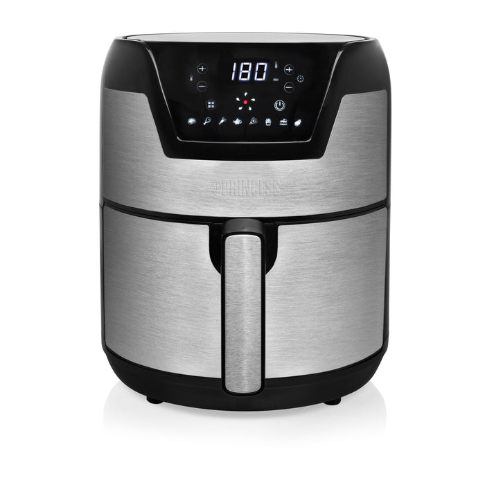 EAN 8713016091475 - Princess 182026 Sencillo 4,5 L Independiente 1500 W Freidora de aire caliente Plata imagen 2