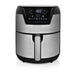 EAN 8713016091475 - Princess 182026 Sencillo 4,5 L Independiente 1500 W Freidora de aire caliente Plata imagen 2