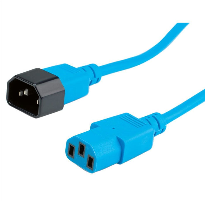 Roline Apparate-Verbindungscable Iec 320 C14 - C13 Blau 1,8m