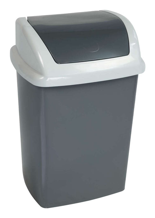 EAN 4002390095822 - MAUL 9521087 papelera 10 L Rectangular Plástico, Polipropileno (PP) Gris Oscuro, Blanco imagen 1