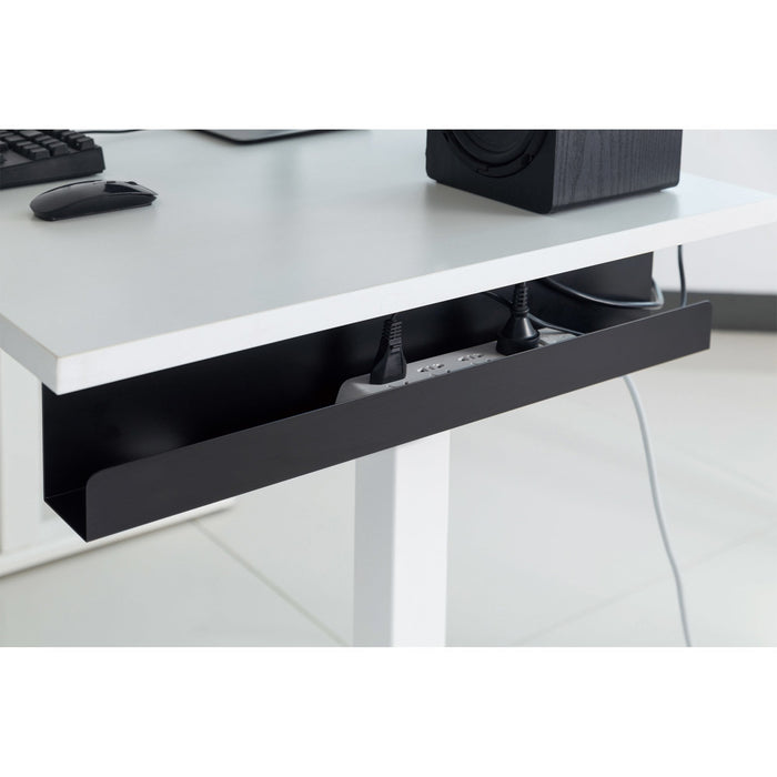 Sistema De Gestión De Cables Inline Para Montaje Debajo De La Mesa, Blanco