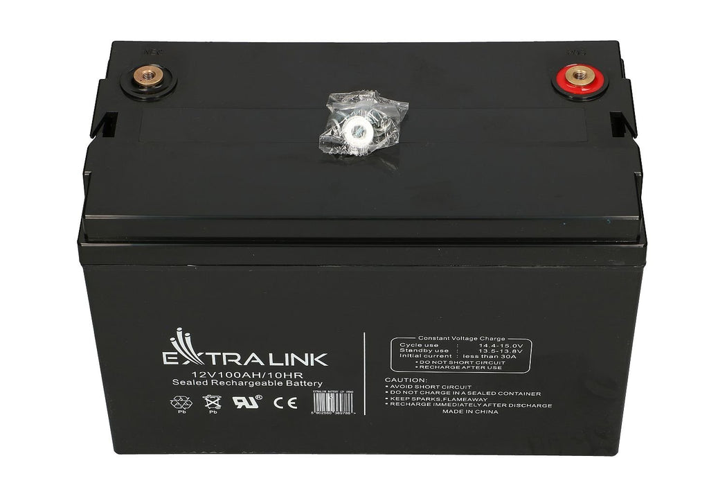 EAN 5902560369786 - Extralink AKUMULATOR BATTERY ACCUMULATOR AGM 12V 100AH - Batterie Sealed Lead Acid (VRLA) imagen 2
