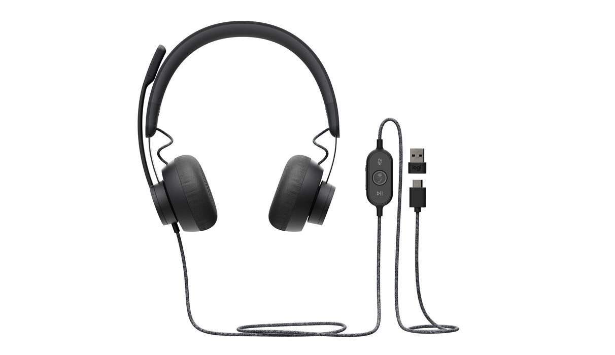 EAN 5099206091603 - Logitech 991-000338 auricular y casco Sistema de vídeoconferencia personal Alámbrico Grafito imagen 5