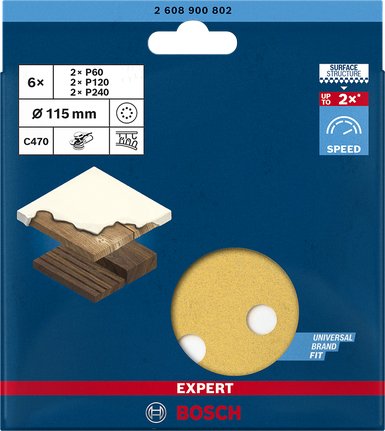 EAN 4059952541402 - Bosch C470 Pintura, Madera Disco de lijado imagen 2