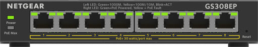 EAN 0606449153040 - NETGEAR 8-Port Gigabit Ethernet PoE+ Plus Switch (GS308EP) Gestionado L2/L3 Gigabit Ethernet (10/100/1000 imagen 1