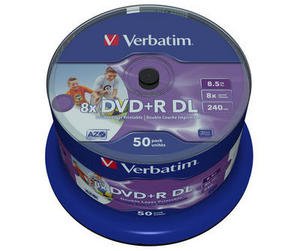 EAN 0023942437031 - Verbatim 43703 DVD en blanco 8,5 GB DVD-R 50 pieza(s) imagen 1