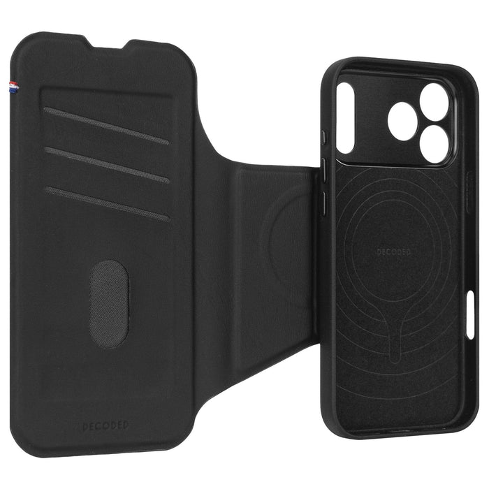 Decoded Silicone Detachable Wallet Ip 17 Pro Max Black