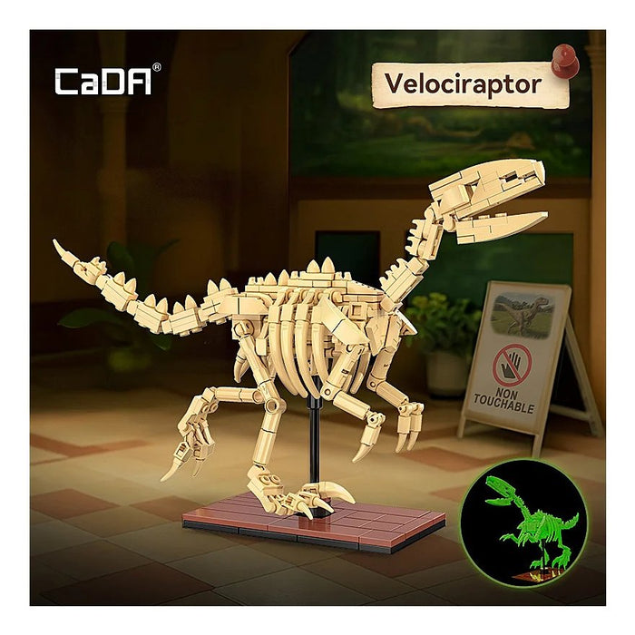 Jamara Cada Dinosaurier Fossil Velociraptor Bricks 8+