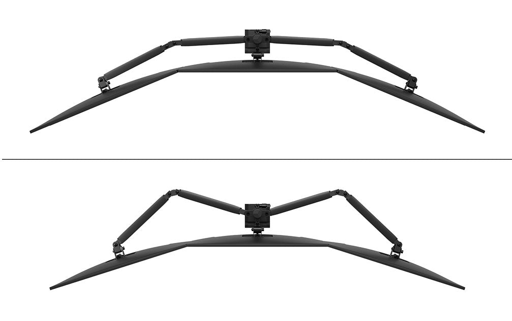 EAN 8717371446895 - Neomounts DS60-600BL3 soporte para monitor 68,6 cm (27") Escritorio Negro imagen 9