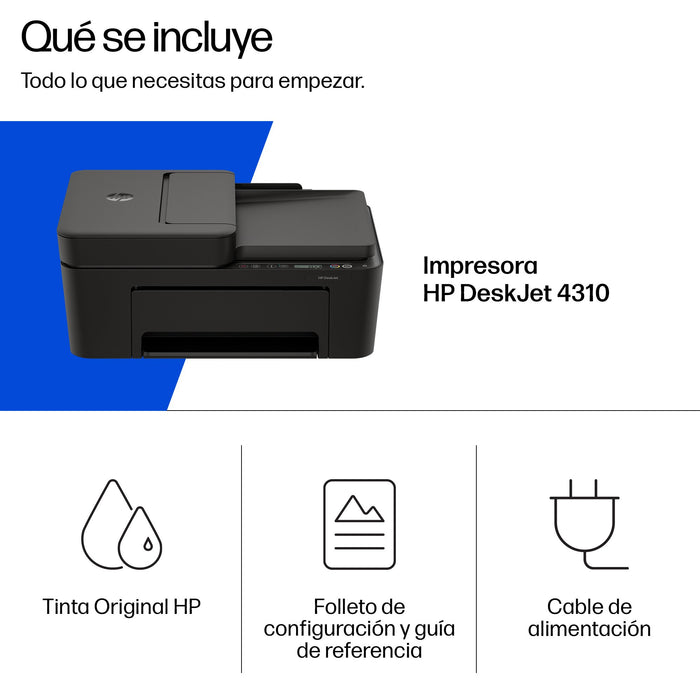 EAN 0198828789730 - HP DeskJet 4310 Inyección de tinta térmica A4 4800 x 1200 DPI 8,5 ppm Wifi imagen 3