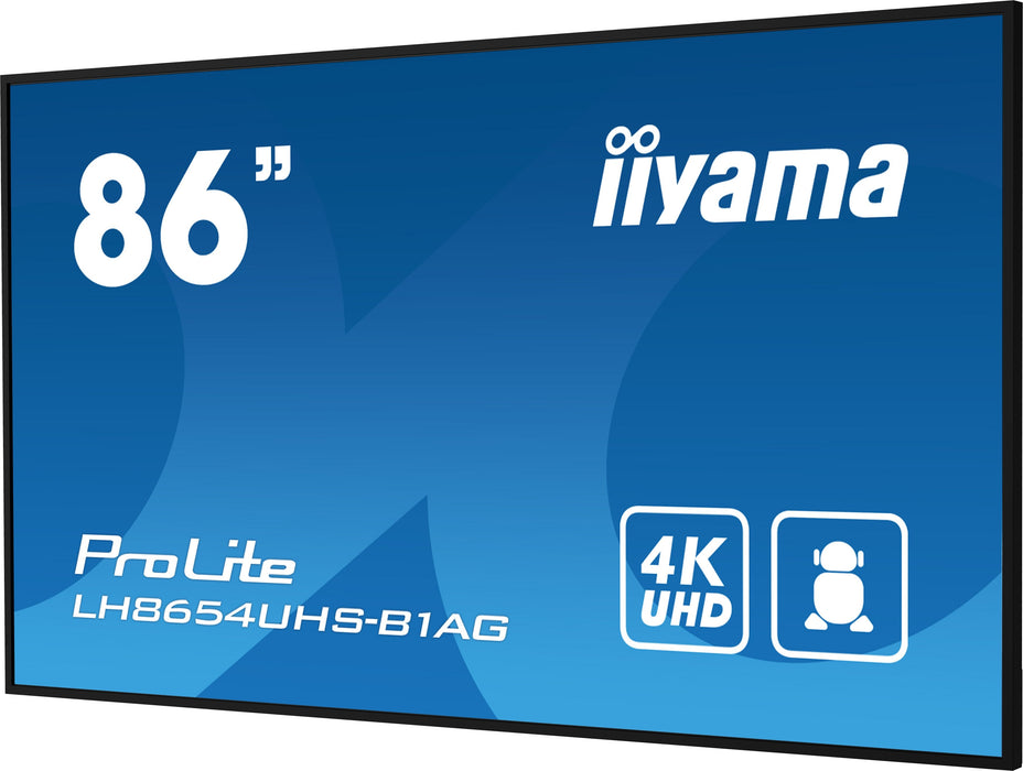 Iiyama Prolite To Be Updated 2,17 M (85.6") 3840 X 2160 Pixeles 4k Ultra Hd Led Negro