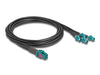 EAN 4043619901258 - DeLOCK 90125 cable coaxial 1 m Negro, Azul imagen 1