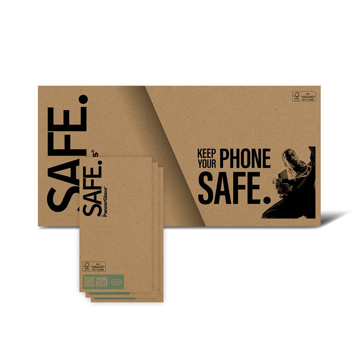 Panzerglass Safe. By ® Protector De Pantalla Samsung Galaxy A37 5g Ultra-Wide Fit Bulk, Samsung, Samsung - Galaxy A37 5g, Seco Aplicación, Resistente A Arañazos, Resistente A Golpes, Transparent, 50 Unidades