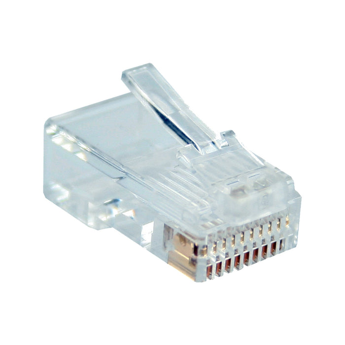 Conector Modular Inline 10p10c Para Crimpar Conector Western A Cable Plano 10 Uds.