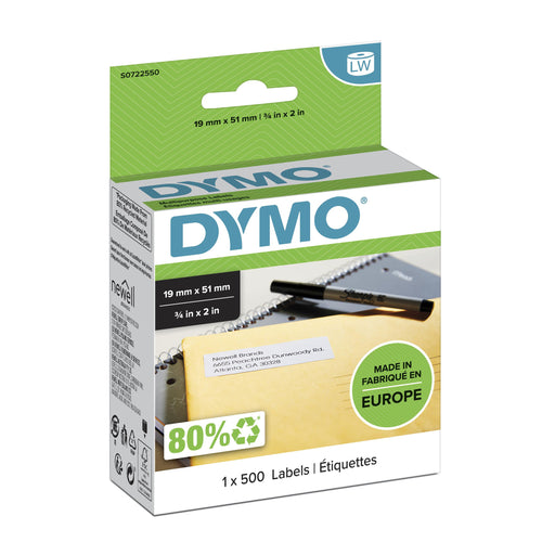 EAN 5411313113557 - DYMO LW - Multi-Purpose Labels - 19 x 51 mm - S0722550 Blanco Etiqueta para impresora autoadhesiva imagen 2