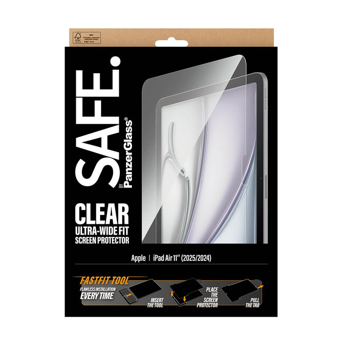 EAN 5715685030628 - PanzerGlass SAFE. by ® Screen Protector iPad Air 11" (2024-2026) | Ultra-Wide Fit w. Fastfit tool Protect imagen 3