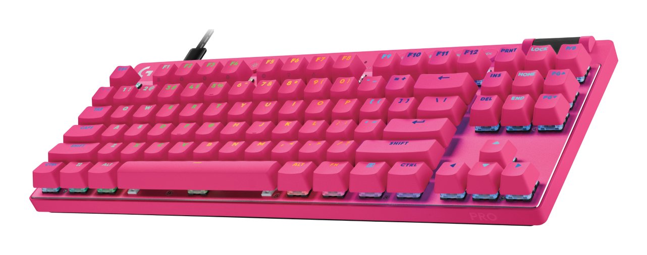 EAN 5099206126527 - Logitech G PRO X TKL Rapid teclado Juego USB QWERTY Internacional de EE.UU. Rosa imagen 9