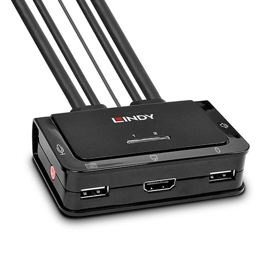 EAN 4002888423458 - Lindy 42345 interruptor KVM Montaje en rack Negro imagen 2