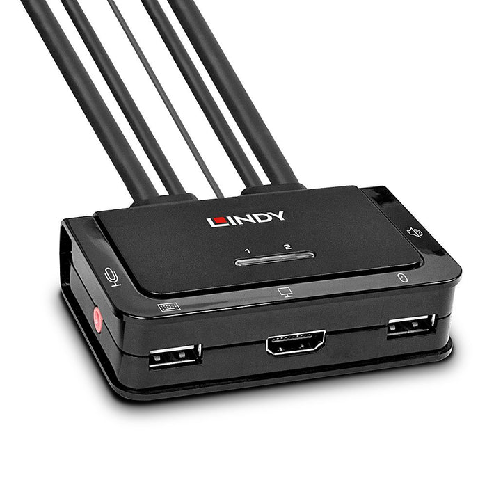 EAN 4002888423458 - Lindy 42345 interruptor KVM Montaje en rack Negro imagen 2