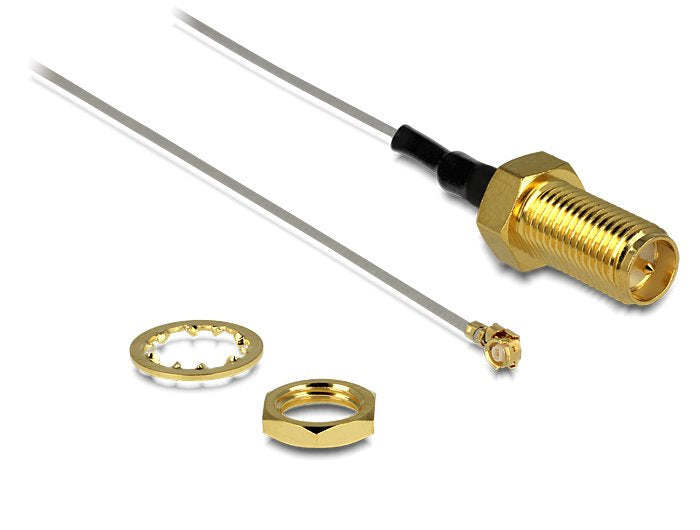 Delock Cable De Antena Rp-Sma Hembra Para Instalación > Mhf/U.Fl-Lp-068