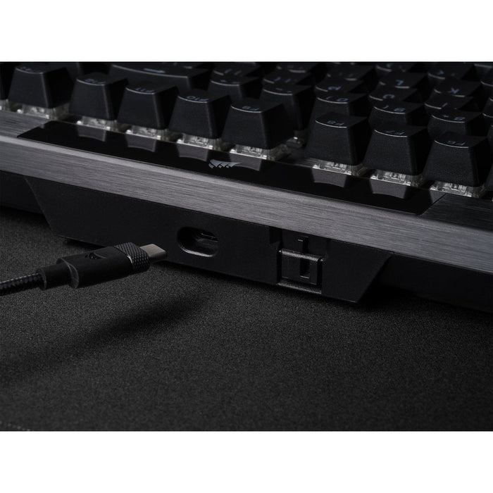 Teclado Gamer Mecánico (Cherry Corsair Opx) Corsair K70 Pro Rgb (Negro)