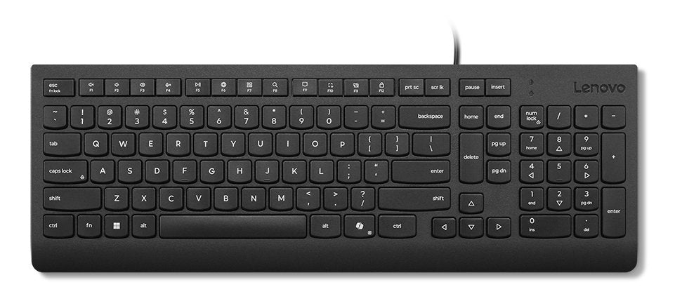EAN 0195892116318 - Lenovo 4Y41R64647 teclado Hogar / Oficina USB Alemán Negro imagen 1