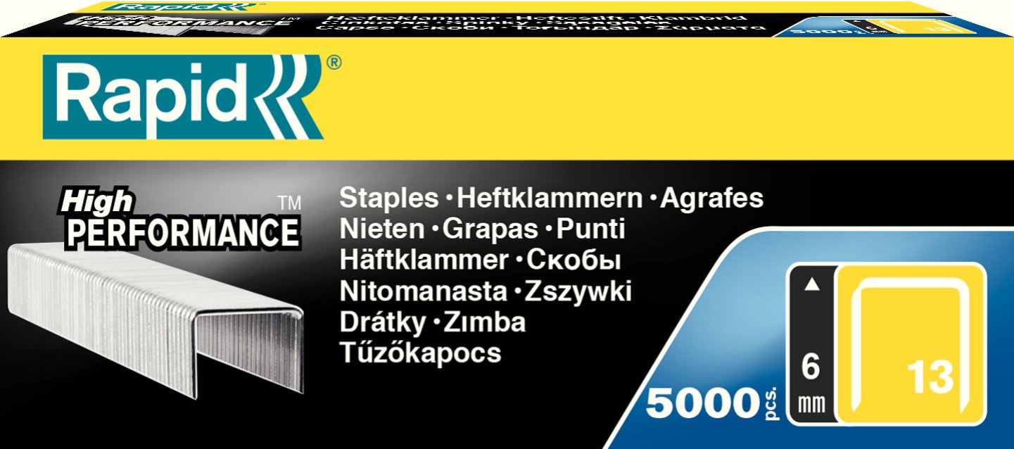 EAN 7313469013034 - Rapid 11830700 grapa Paquete de grapas 5000 grapas imagen 1