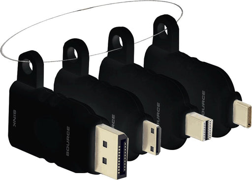 EAN 4979148000004 - Vision TC-MULTIHDMI/BL cambiador de género para cable mDP/DP/mHDMI/USB-C HDMI Negro imagen 1