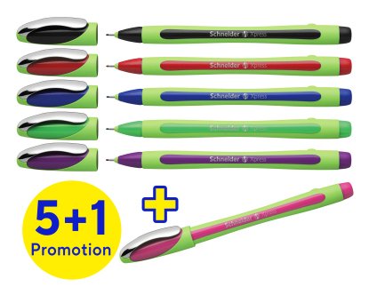 Schneider Fineliner Xpress 08 Karton-Etui 6 Mk.